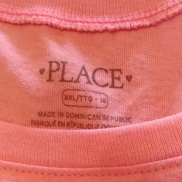 NWT, Size 16 XXL/TTG, Pink and multi color, short sleeve top - Picture 4 of 4